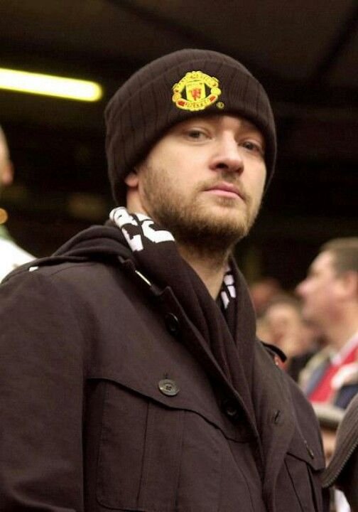 Top 10 Famous Manchester United Fans Justin Timberlake
