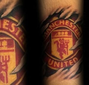 Manchester United tattoo design