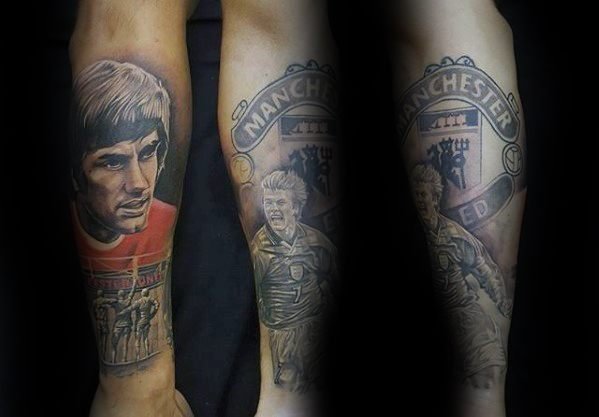 Manchester United tattoos players design