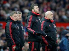 Michael Carrick, Kieran McKenna and Mark Dempsey