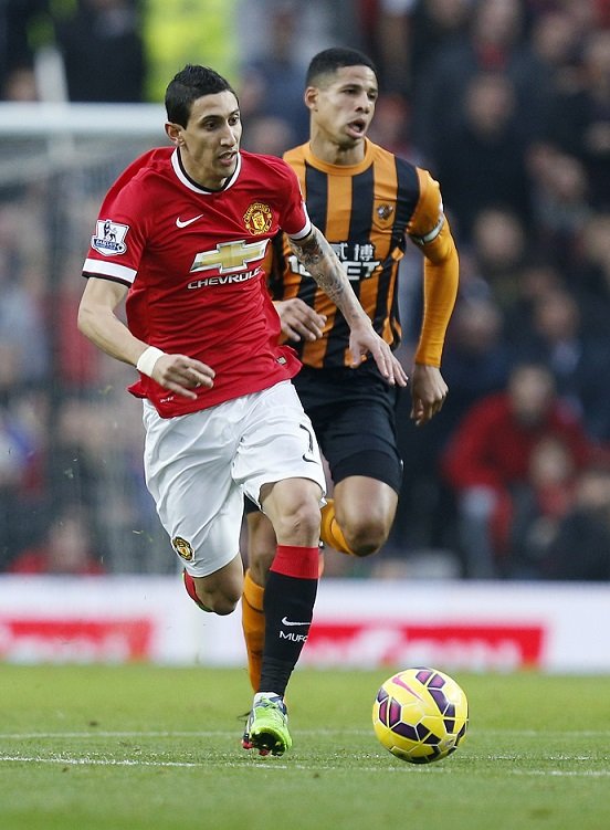 Di Maria was forced to wear Number 7 at United