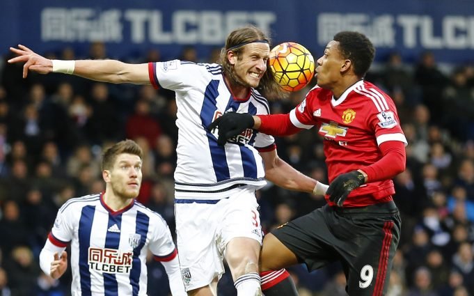 Manchester United vs West Brom Head To Head