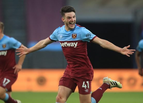 Declan Rice and Jude Bellingham appear on Man United's transfer list