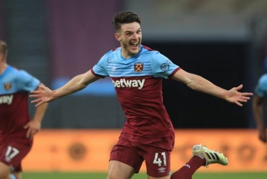 Manchester United plans for Declan Rice move