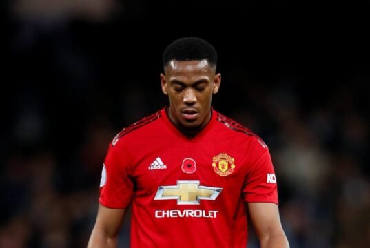 Anthony Martial breaks silence after Manchester derby defeat