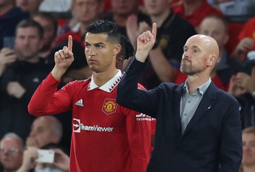 Manchester United star Cristiano Ronaldo is unhappy with Erik ten Hag
