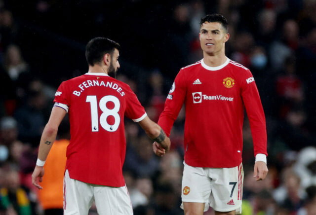 Bruno Fernandes admits he has no problem with Cristiano Ronaldo