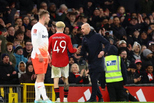 Erik ten Hag lauds Garnacho after FA Cup winner