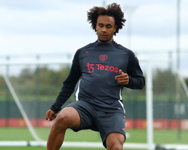 Joshua Zirkzee is the third tallest Manchester United player