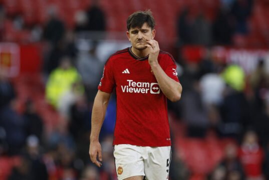 Harry Maguire admits he deserved a red card