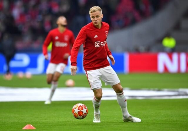 Frankfurt have no intention of signing United loanee Donny van de Beek permanently